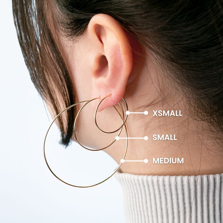 Weightless Small Hoops