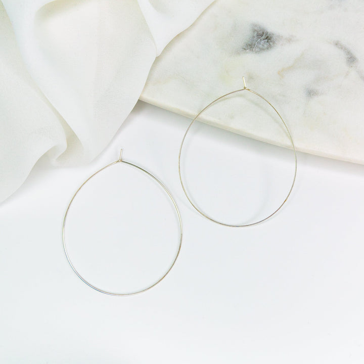 Weightless Large Hoops