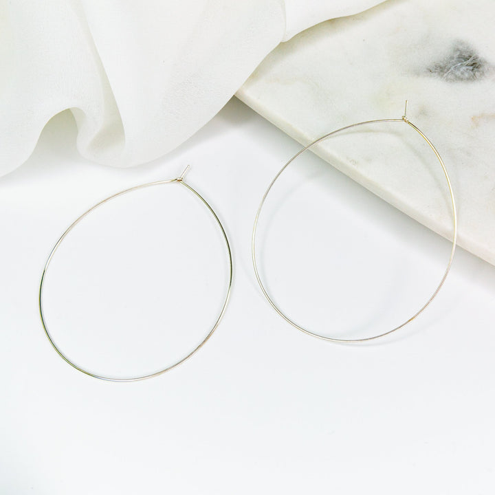 Weightless Large Hoops