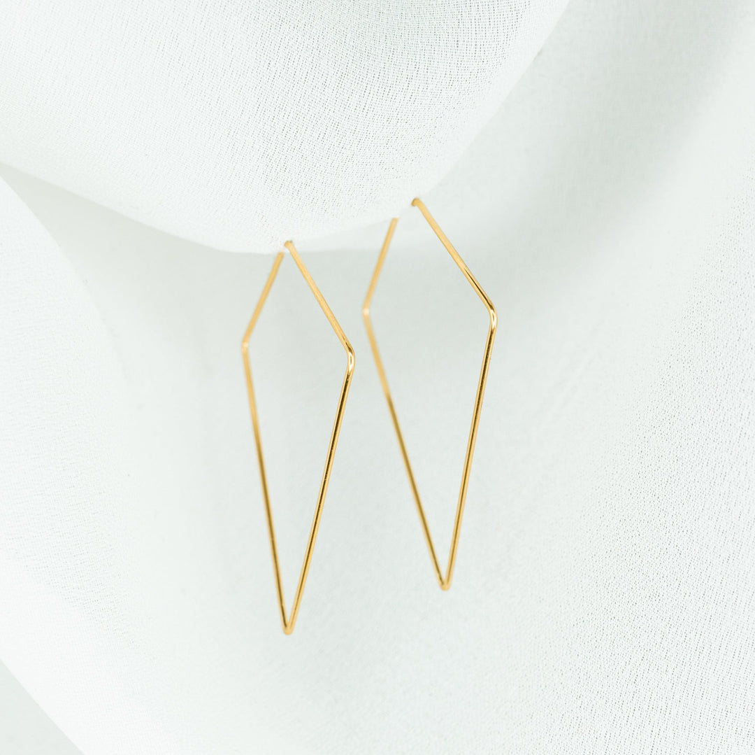 Weightless Diamond Hoops - Small