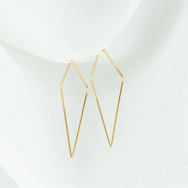 Weightless Diamond Hoops - Small