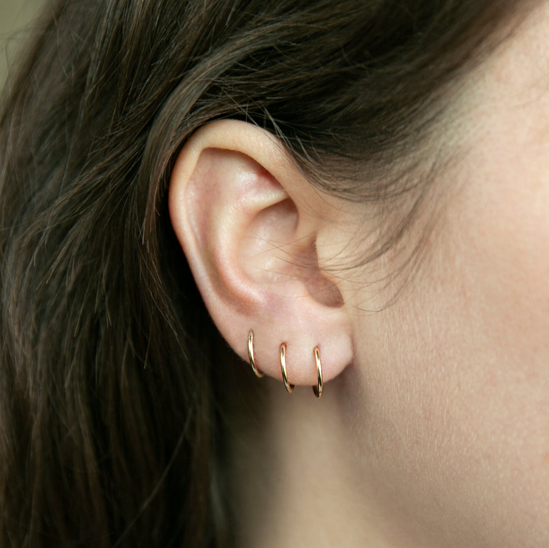 Weightless Huggie Earrings