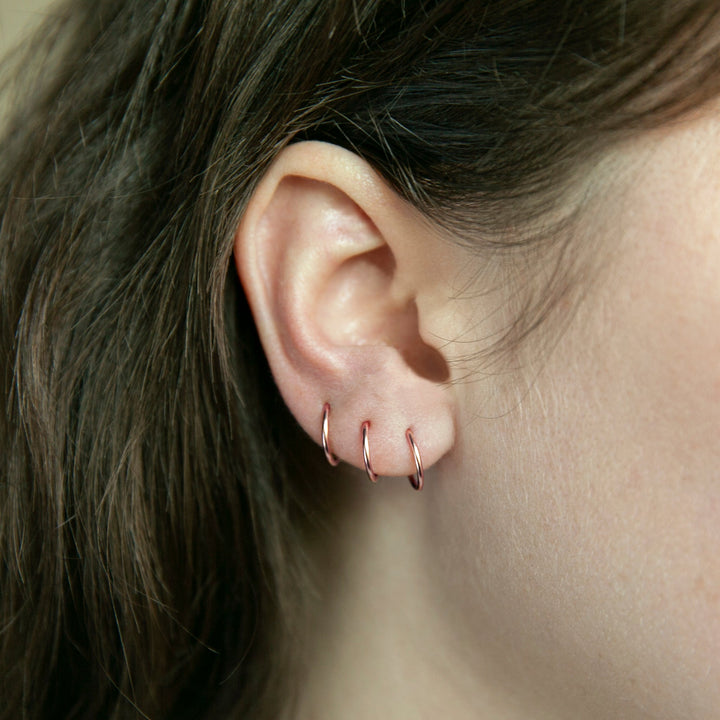 Weightless Huggie Earrings