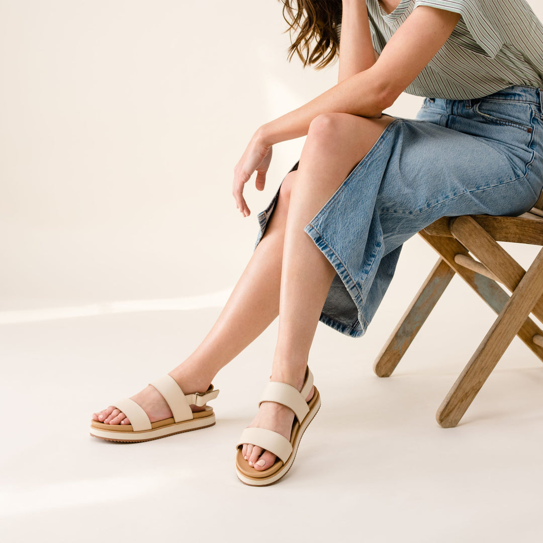 Go-To Flatform Sandal 2.0 Bone