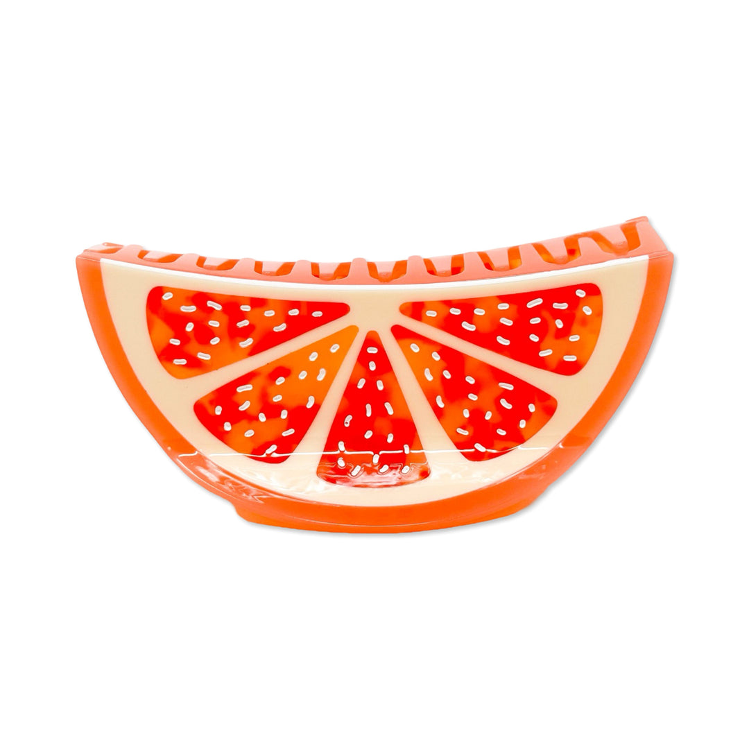 XL Grapefruit Slice Hair Claw Clip