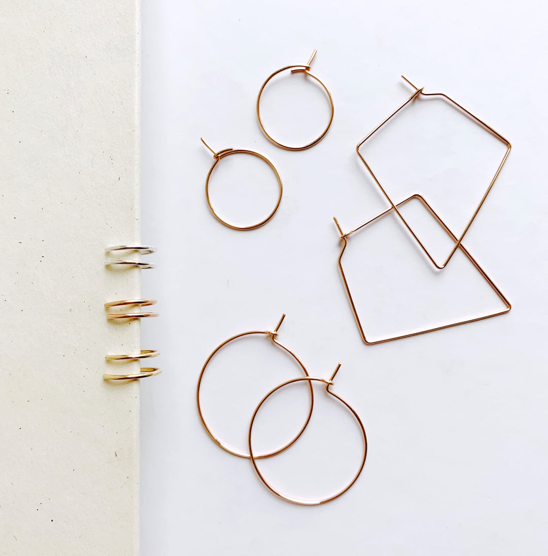 Weightless Small Hoops