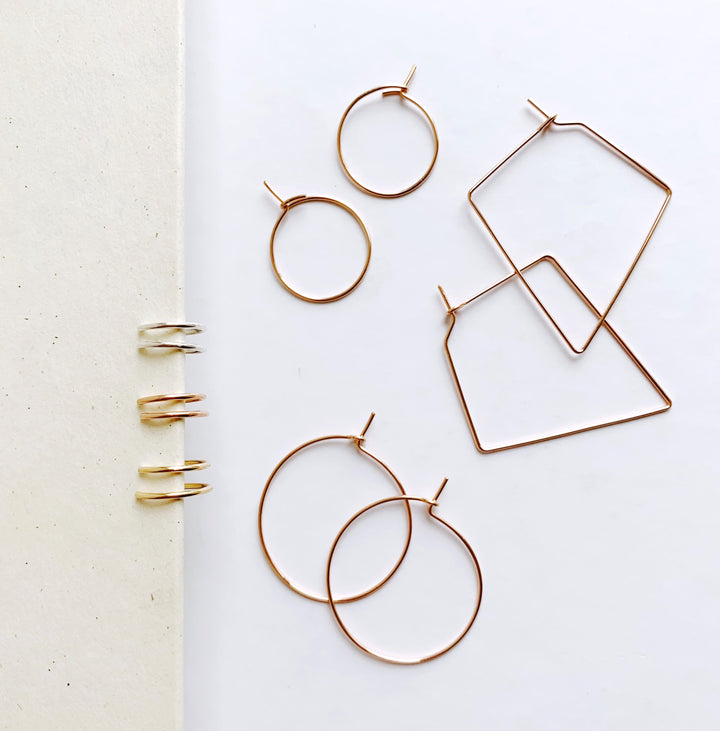 Weightless Small Hoops