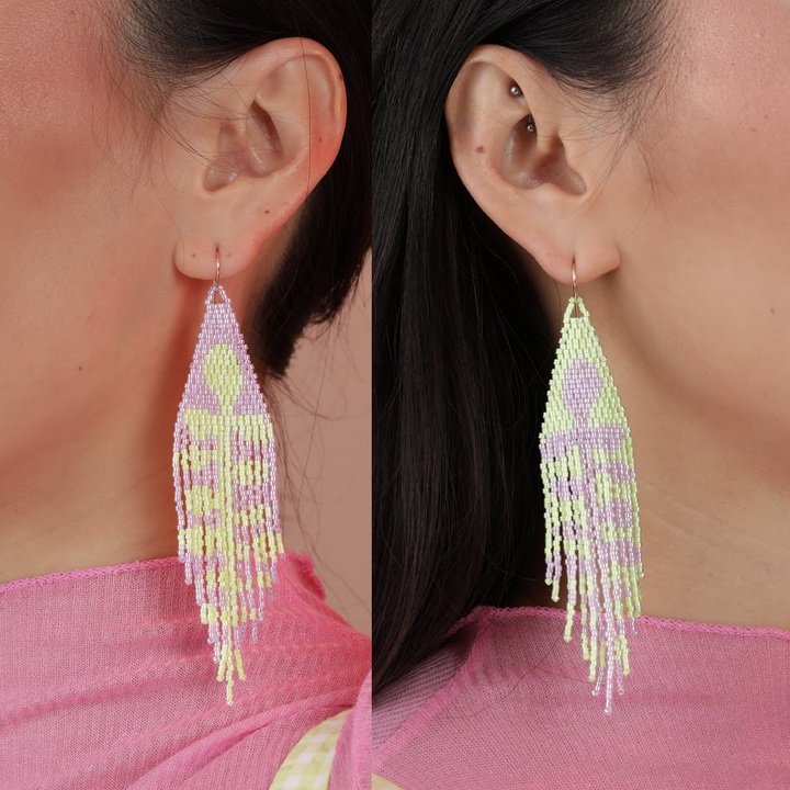 Matisse Plant Beaded Earrings (4 colorways)