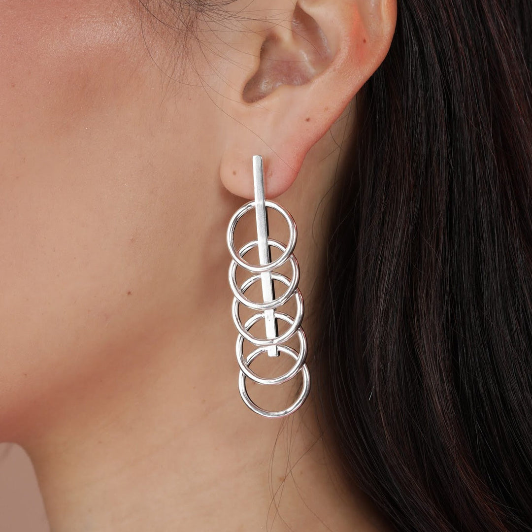 Kinetic Circle Earrings