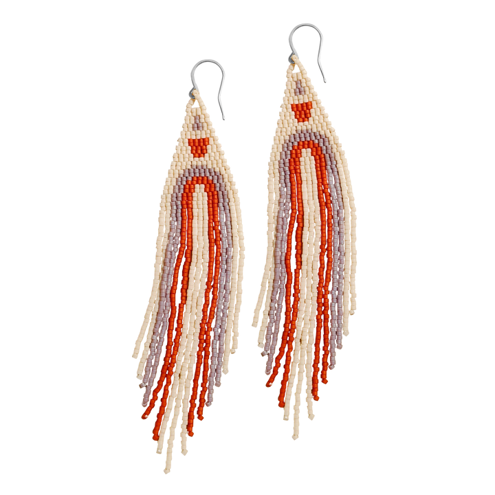 Waterfall Beaded Earrings (3 Colorways)