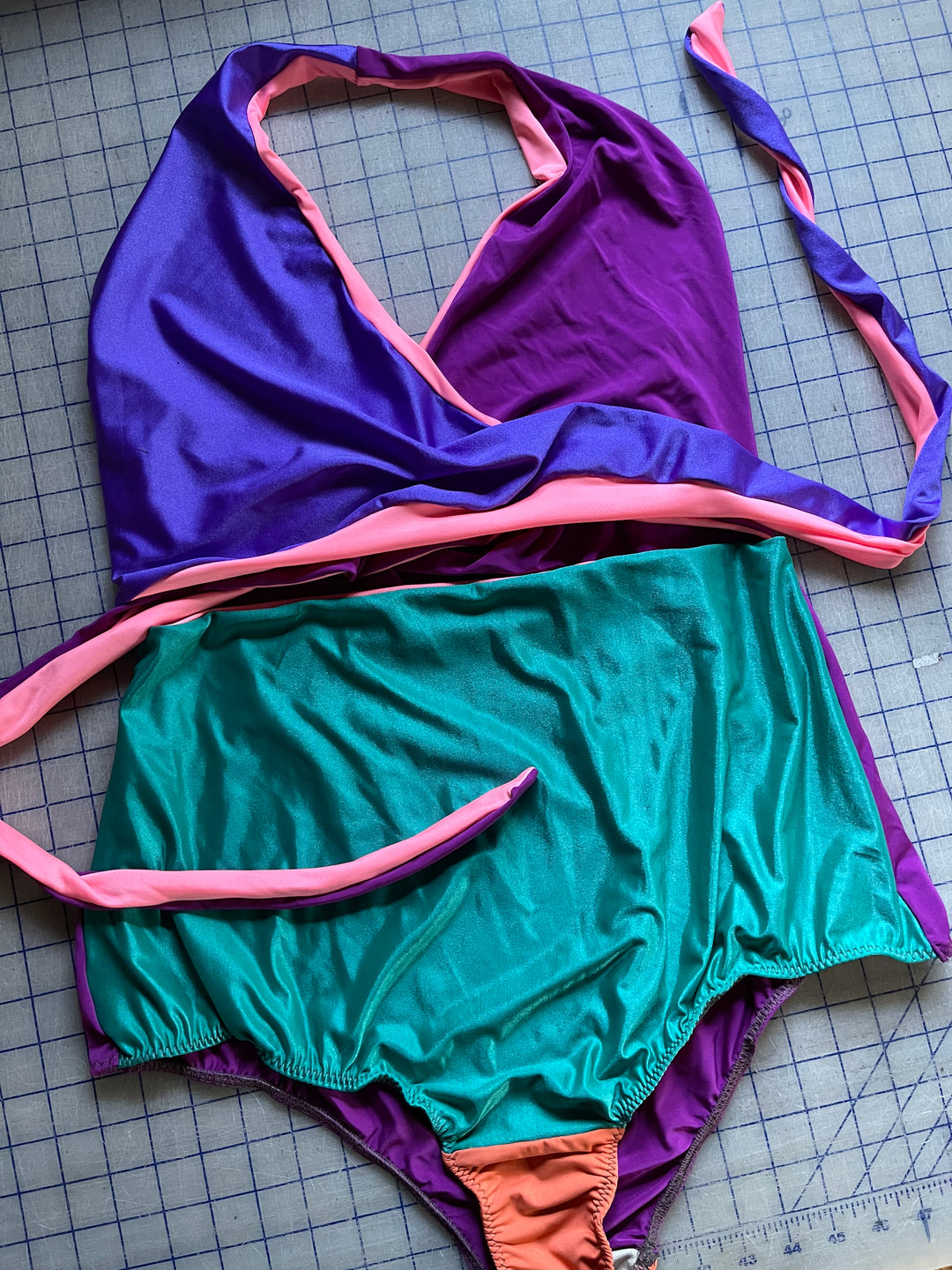 Selka Swimsuit in Zero Waste Multi-Color (OOAK 3XLs)