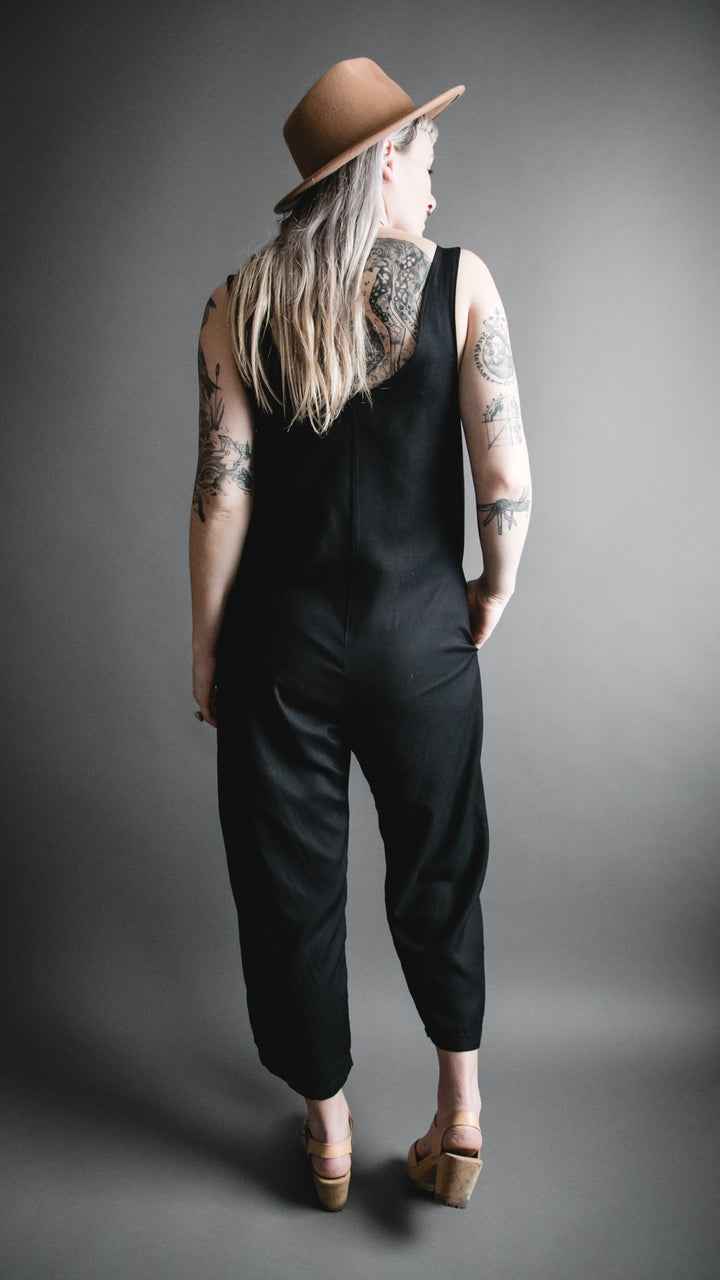 Black Houseline Jumpsuit