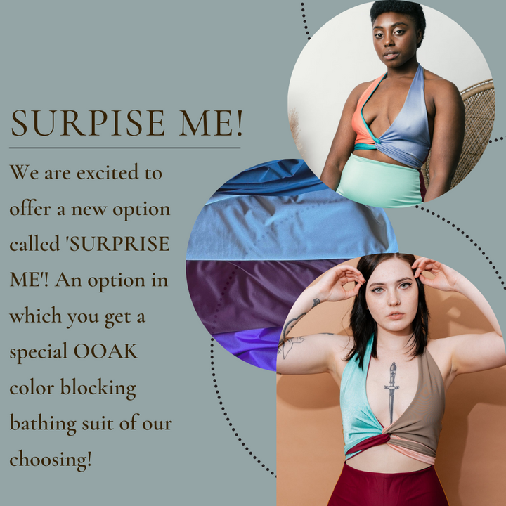 Selka Swimsuit in Zero Waste Multi-Color (OOAK 3XLs)