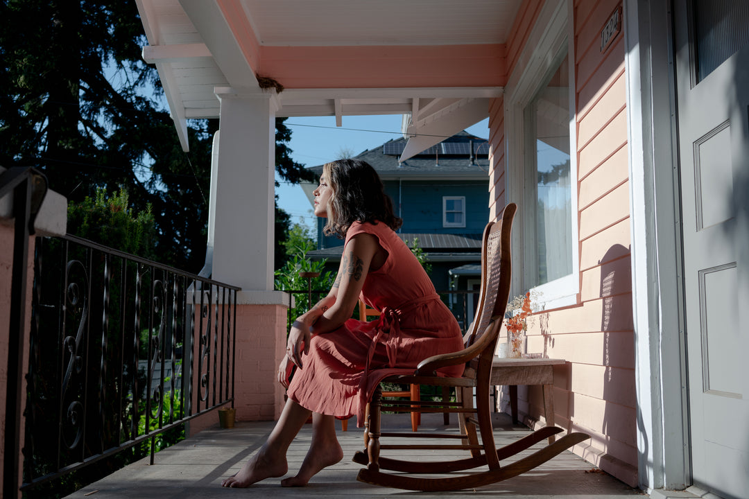 Francis Dress in Coral