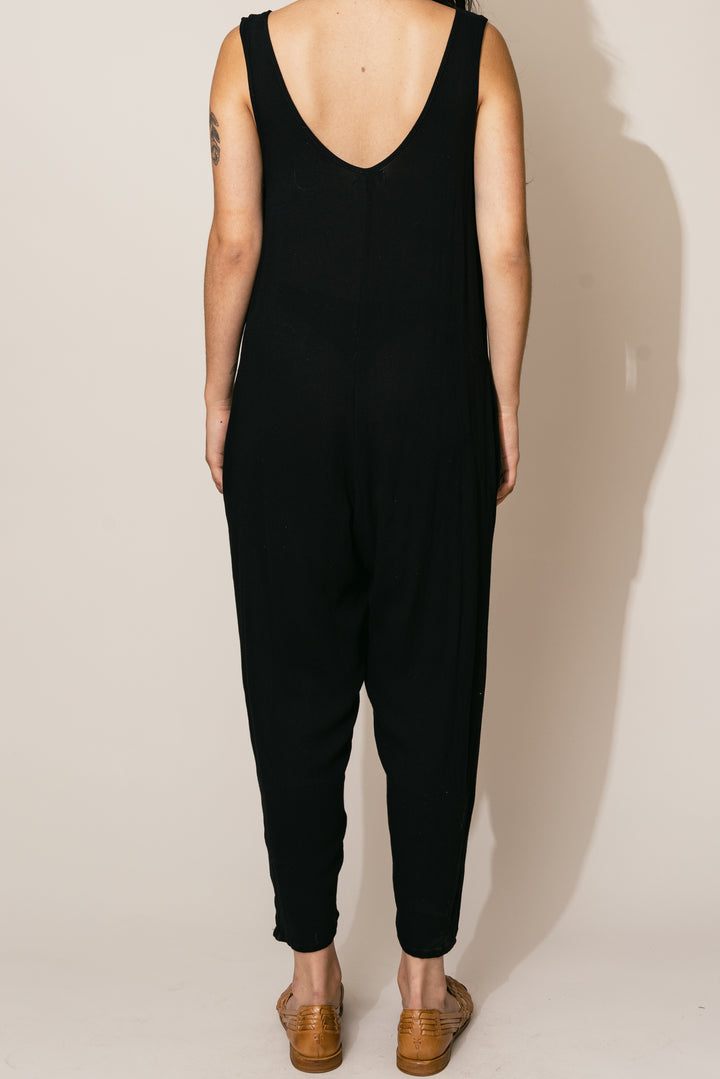 Black Houseline Jumpsuit