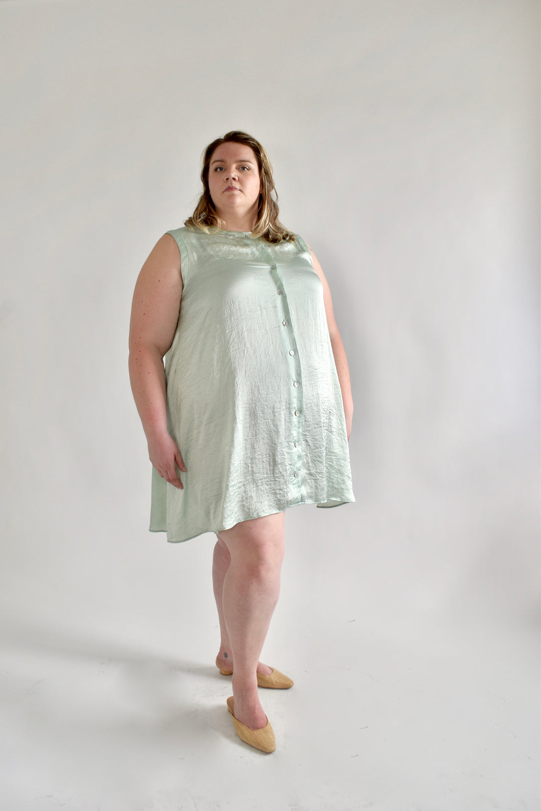 Mayra Dress in Seafoam