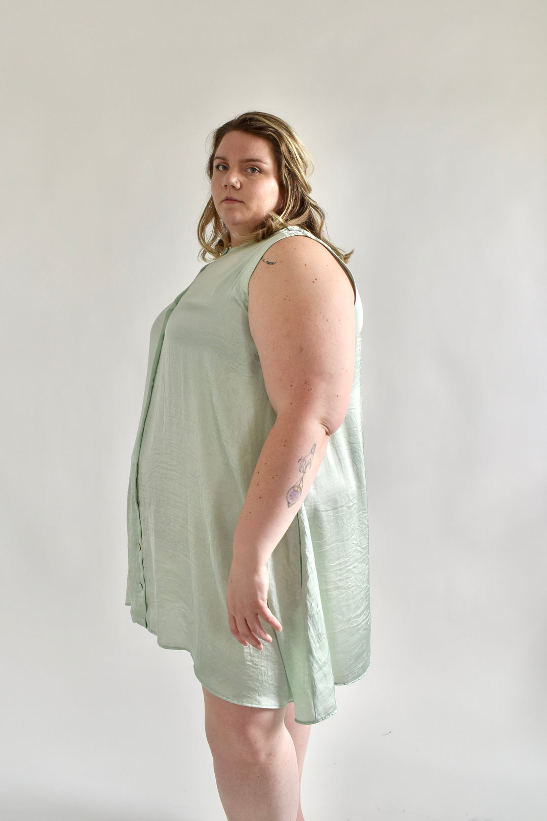 Mayra Dress in Seafoam