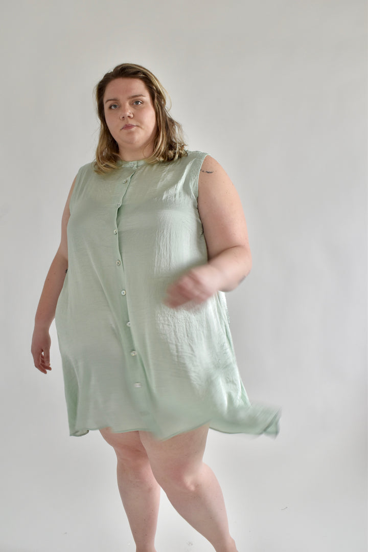 Mayra Dress in Seafoam