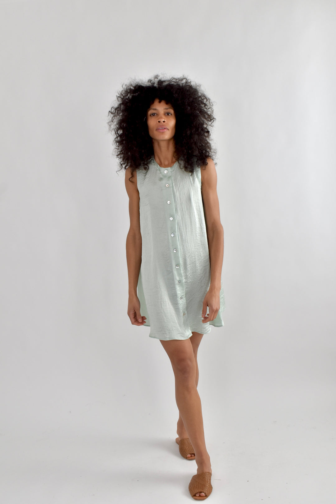 Mayra Dress in Seafoam