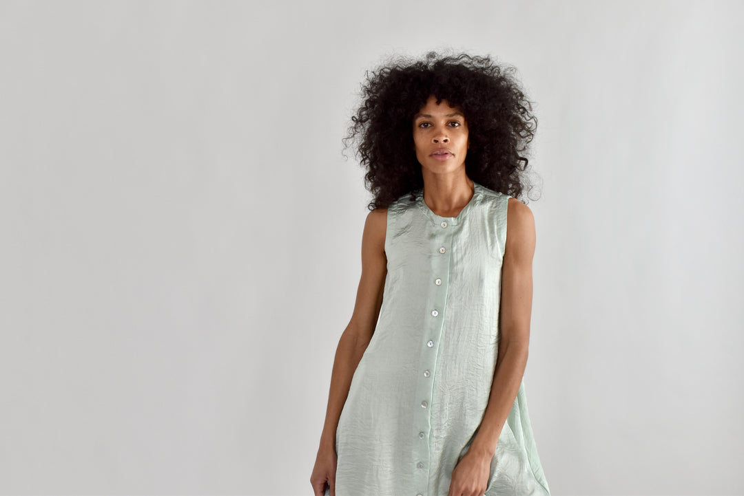 Mayra Dress in Seafoam