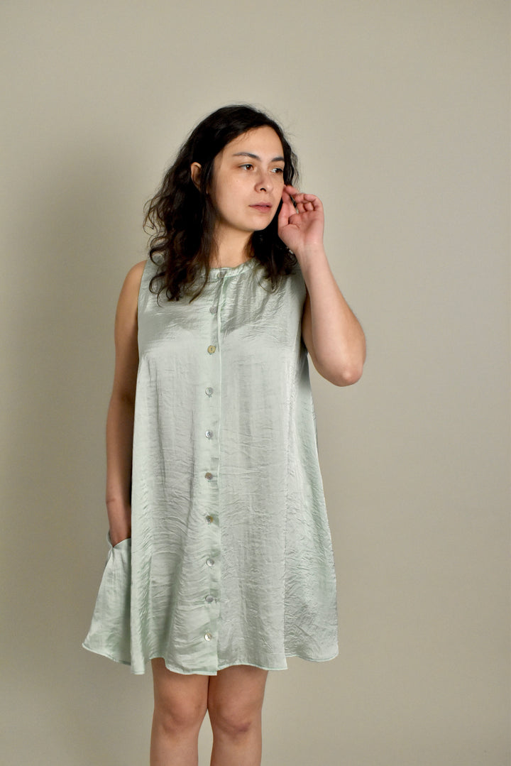 Mayra Dress in Seafoam