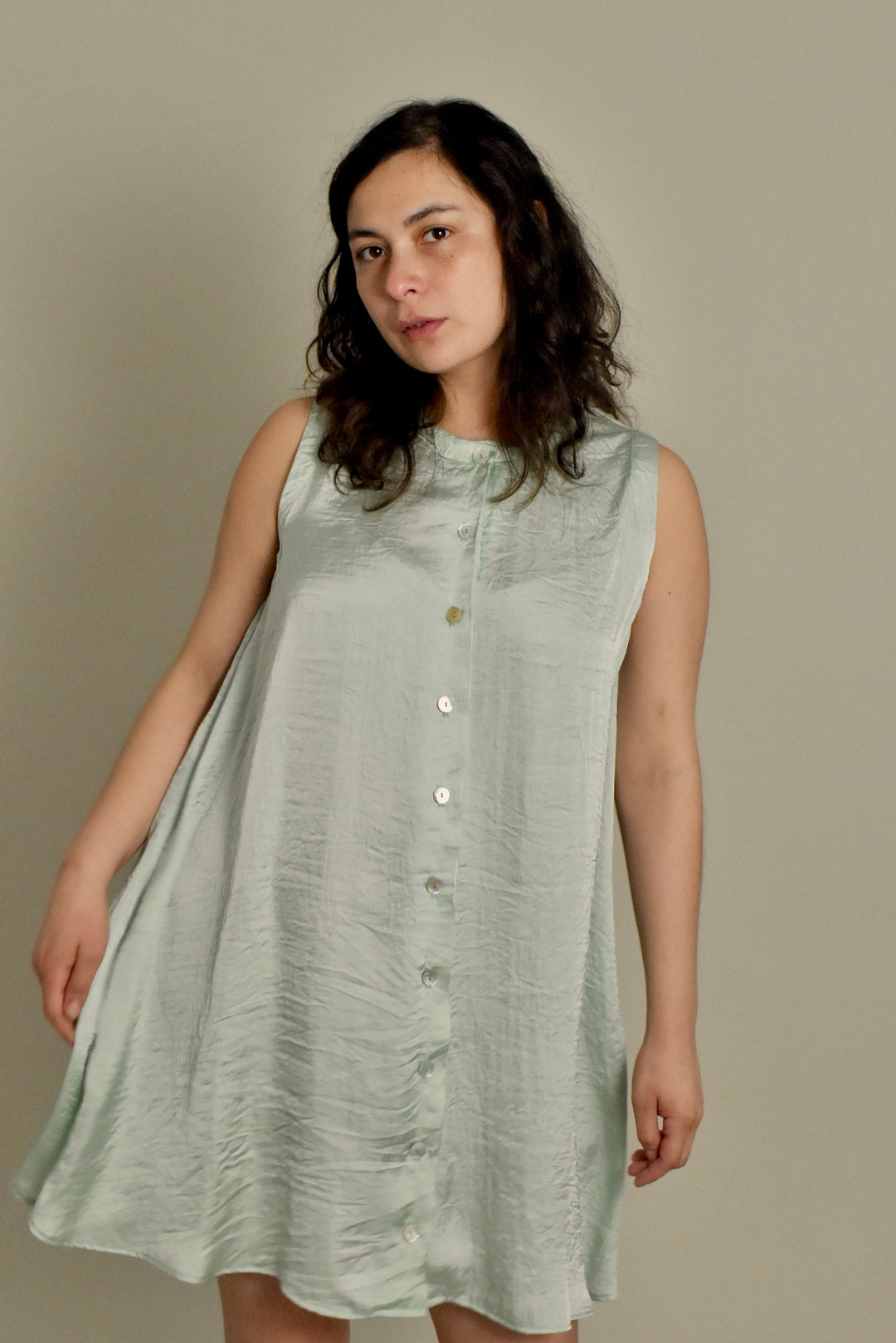 Mayra Dress in Seafoam