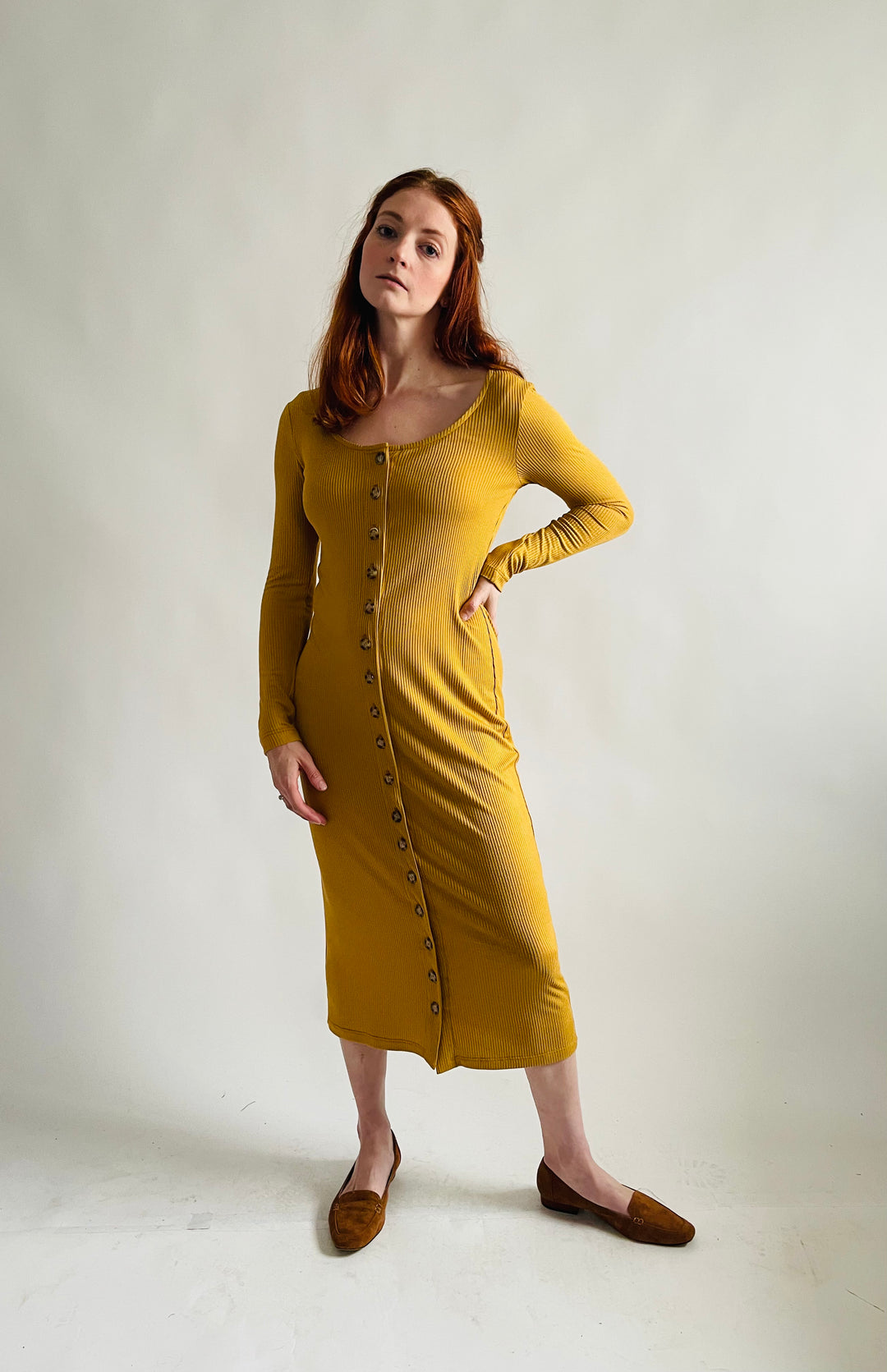 Ila Dress in Golden Turmeric ***LAST ONE!!!***