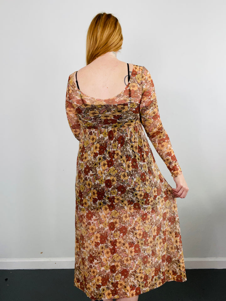 Megumi Dress in Chamomille Rose Floral