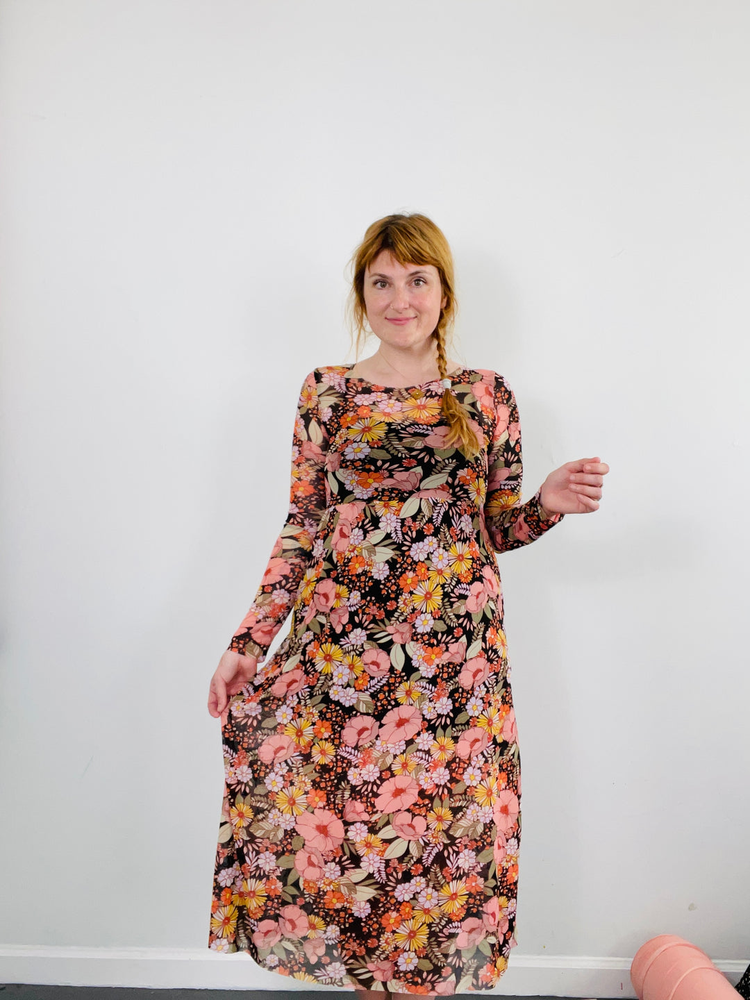 Megumi Dress in Midnight Moon Floral