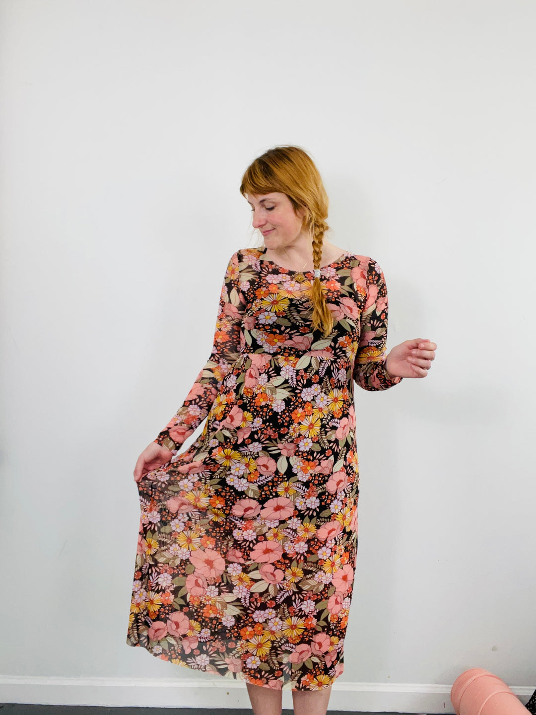 Megumi Dress in Midnight Moon Floral