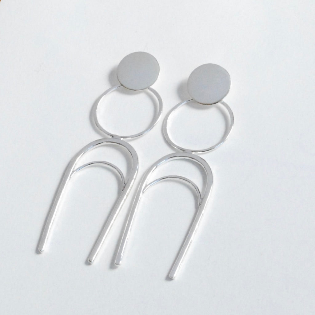 Tune the Moon Earrings