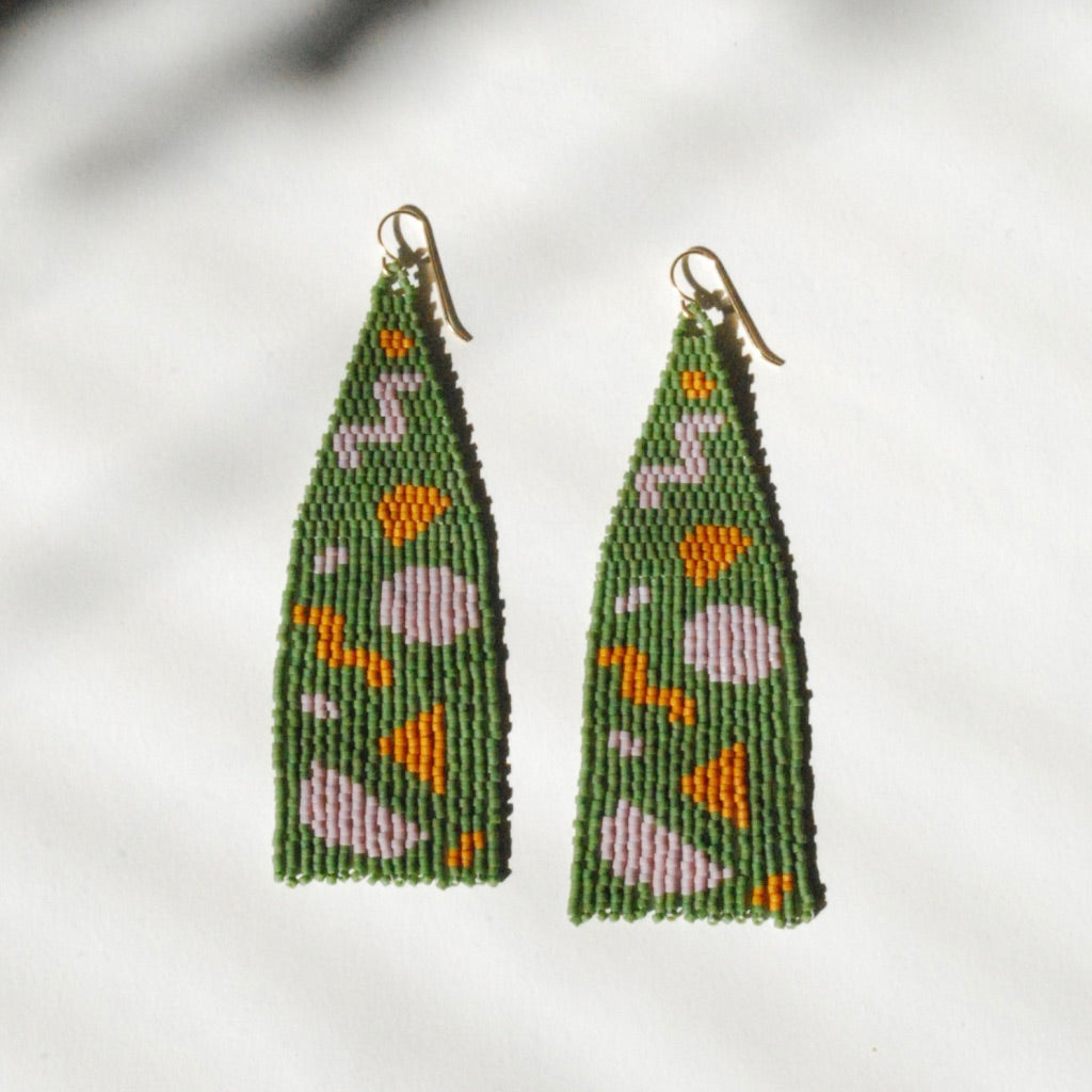 Confetti Beaded Earrings (3 Colorways)