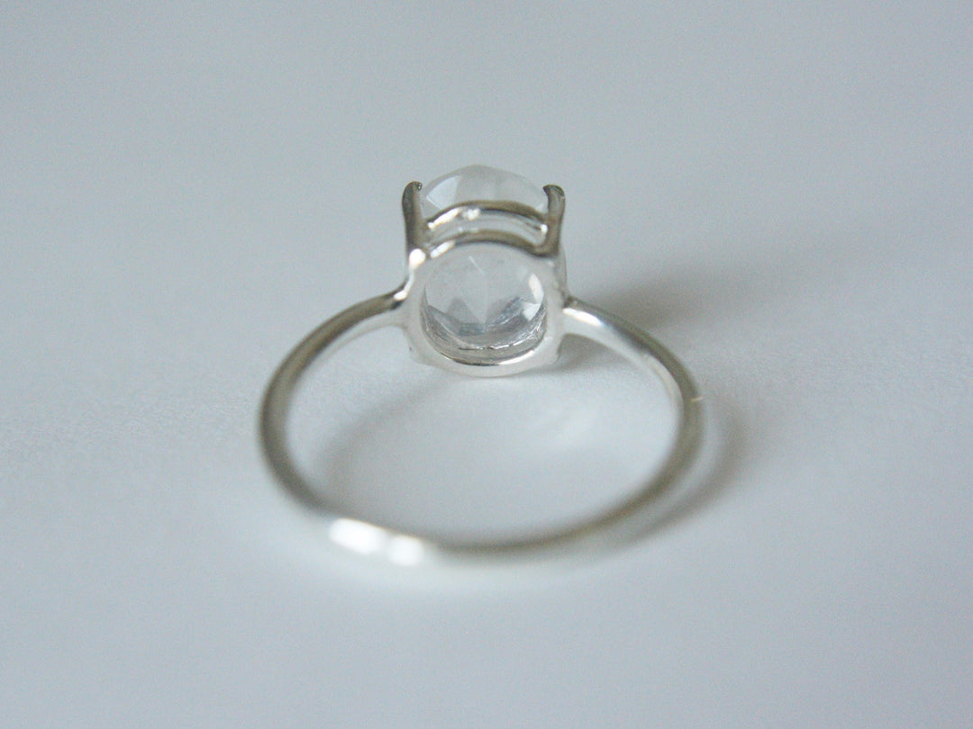 Faceted Moonstone Ring