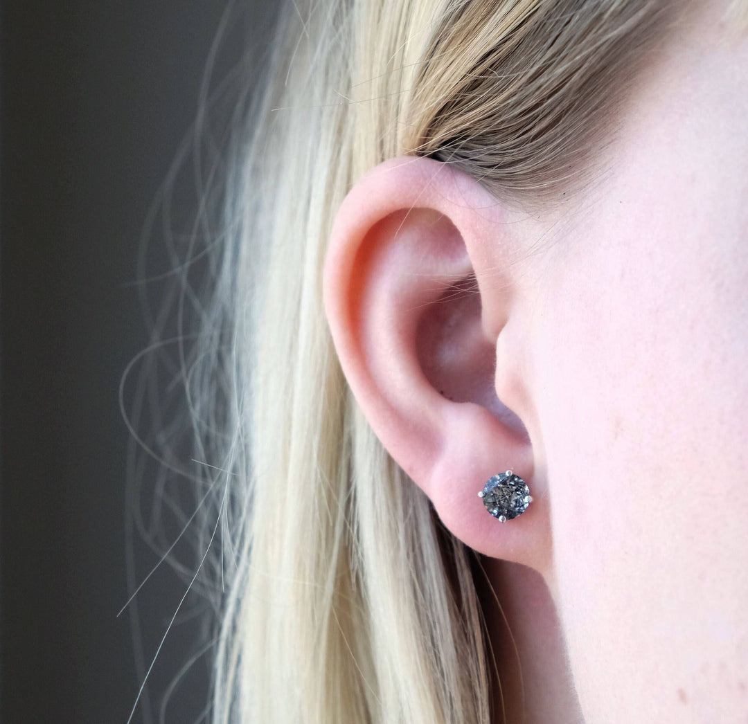 Black Rutilated Quartz Earrings