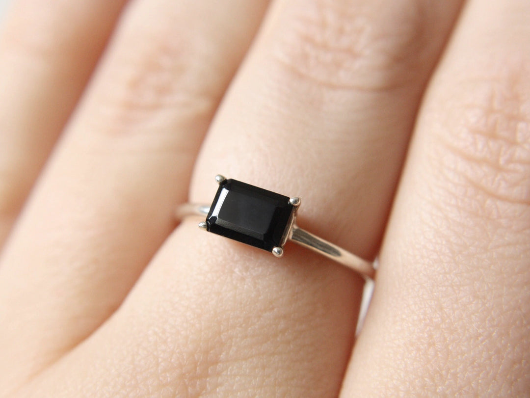 Black Spinel Ring