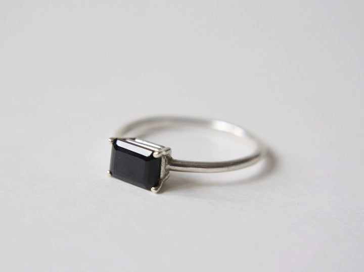 Black Spinel Ring