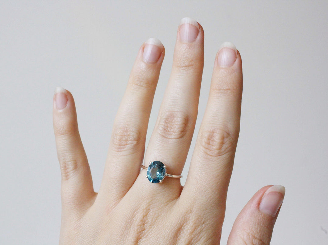 London Blue Topaz Ring