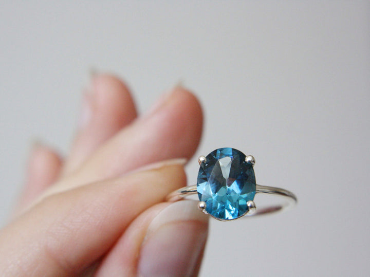 London Blue Topaz Ring