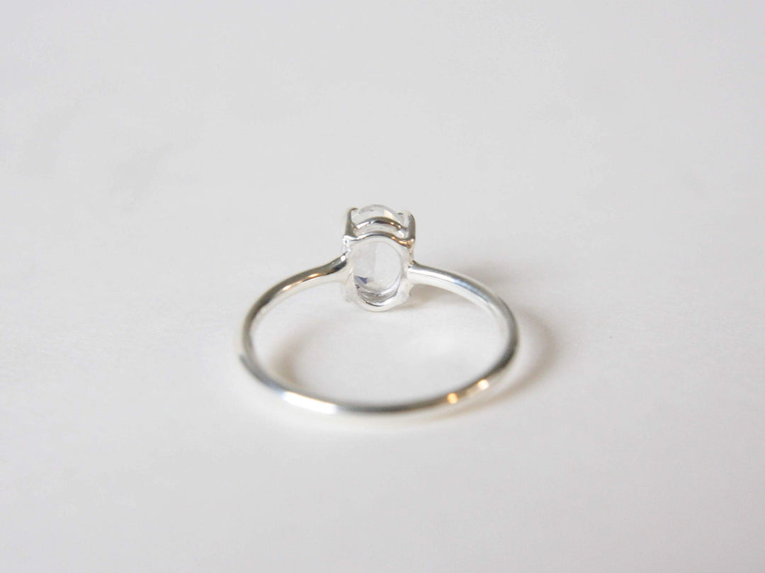 Faceted Moonstone Ring