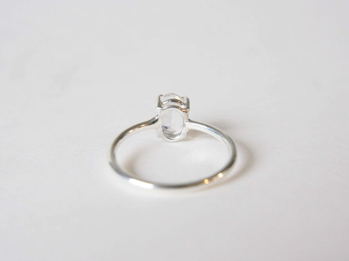 Faceted Moonstone Ring