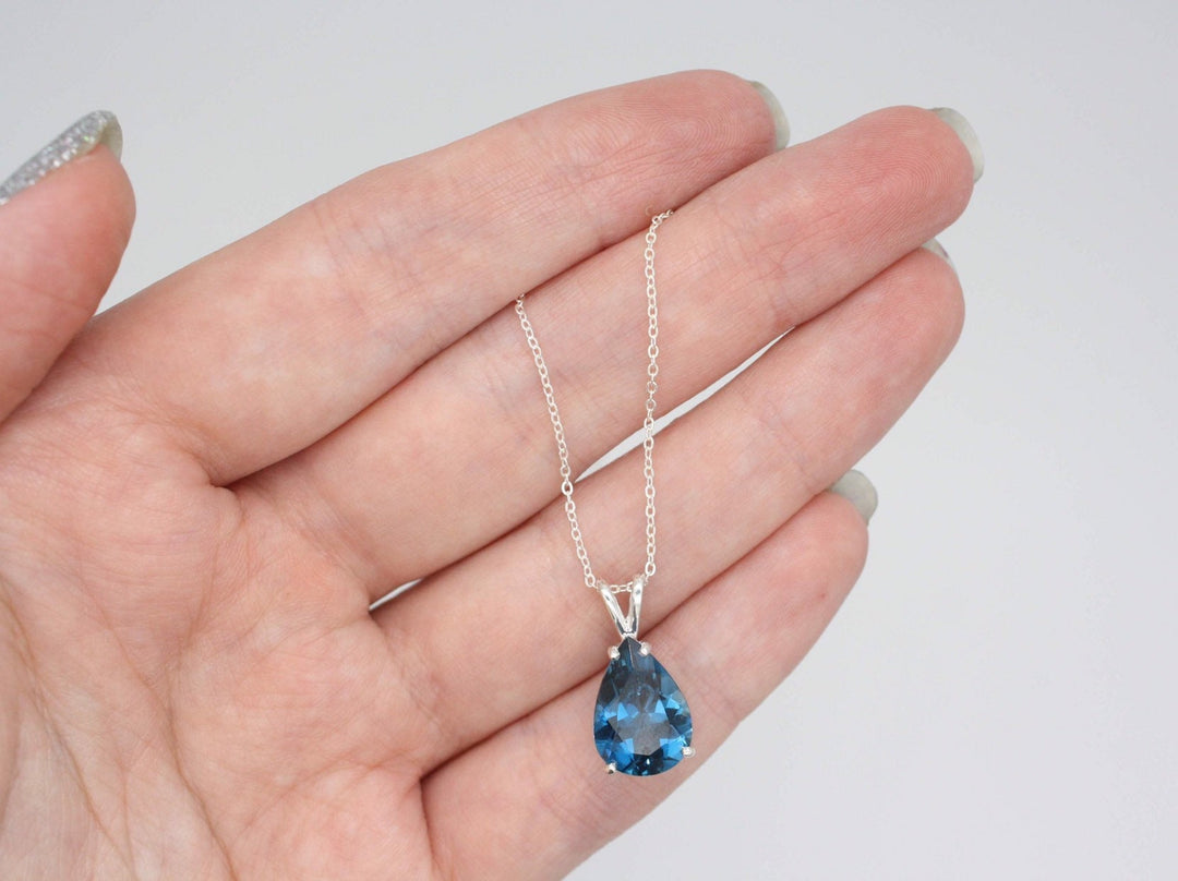 London Blue Topaz Necklace