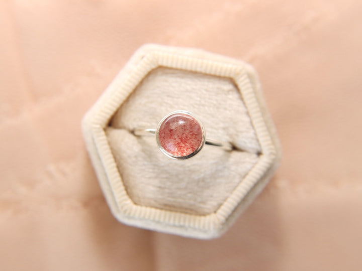 Strawberry Quartz Ring