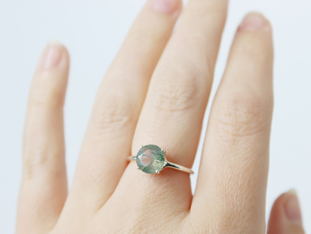 Moss Agate Ring