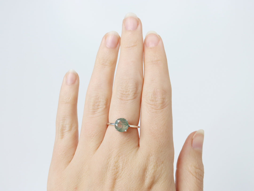 Moss Agate Ring