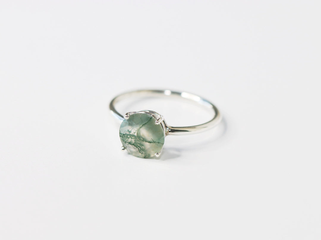 Moss Agate Ring