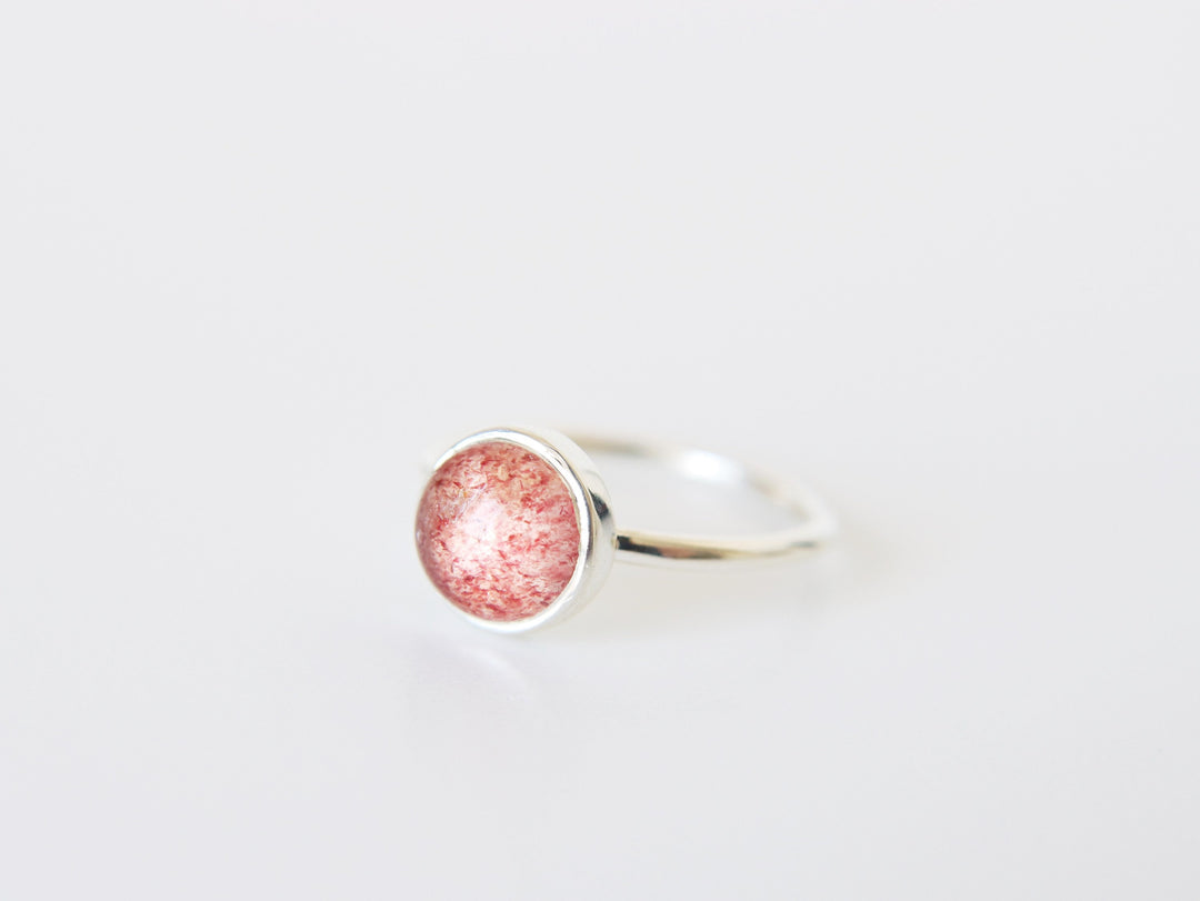 Strawberry Quartz Ring