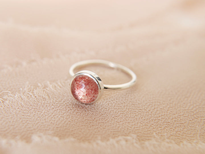 Strawberry Quartz Ring