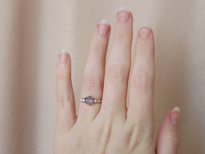 The Huntington Ring in Tourmalinated Quartz