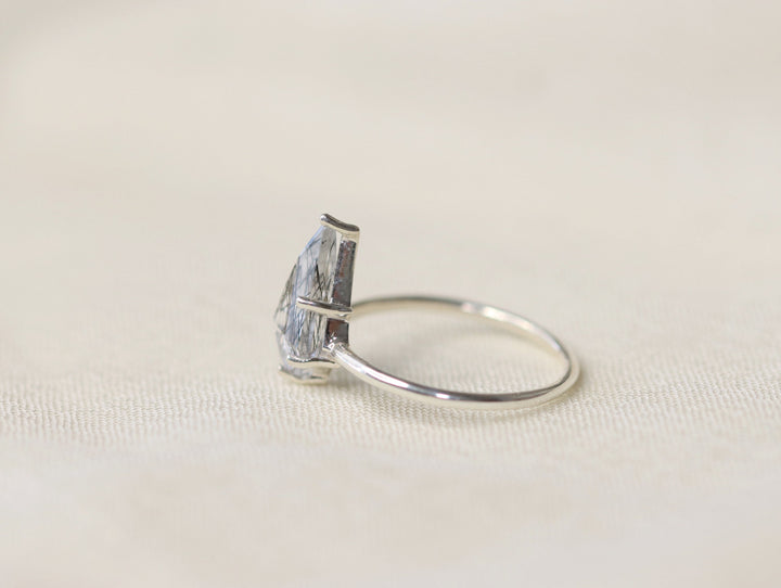 Tourmalinated Quartz Kite Ring