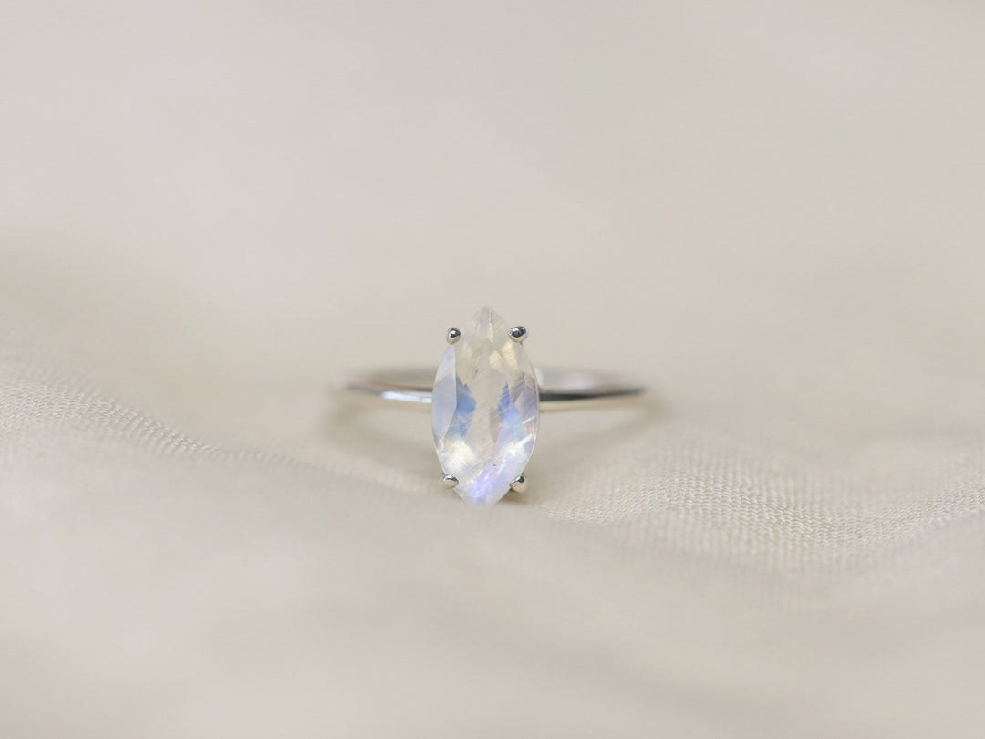 Moonstone Engagement Ring